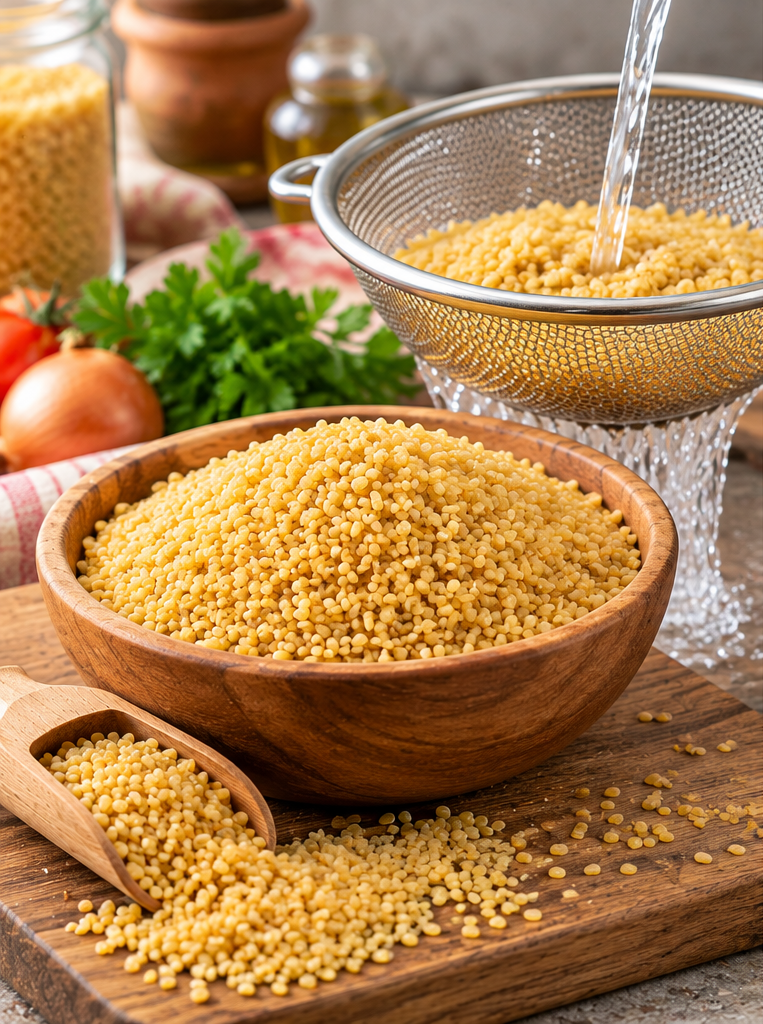 Muss man Bulgur vor dem Kochen waschen oder kann er ungewaschen zubereitet werden?