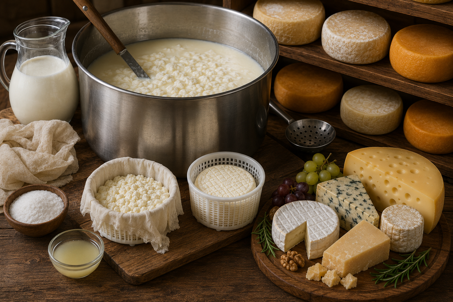 Wie Wird Käse Hergestellt? Was Wird Der Milch Zur Käseherstellung Zugesetzt?