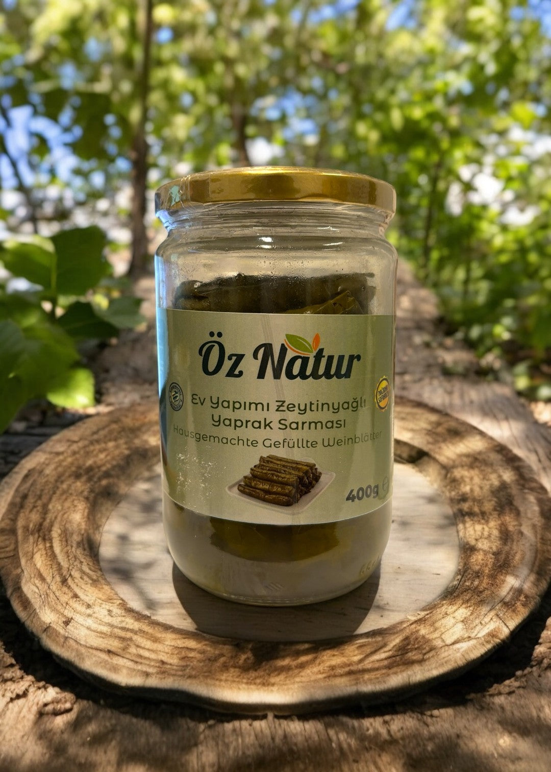 Gefüllte Weinblätter mit Olivenöl 400g