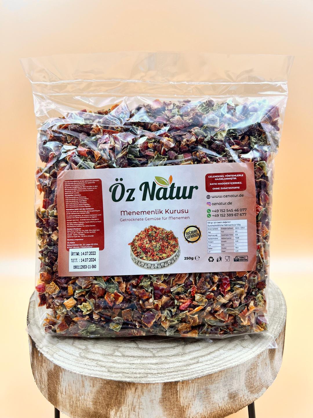 Getrocknete Gemüse für Menemen 250g