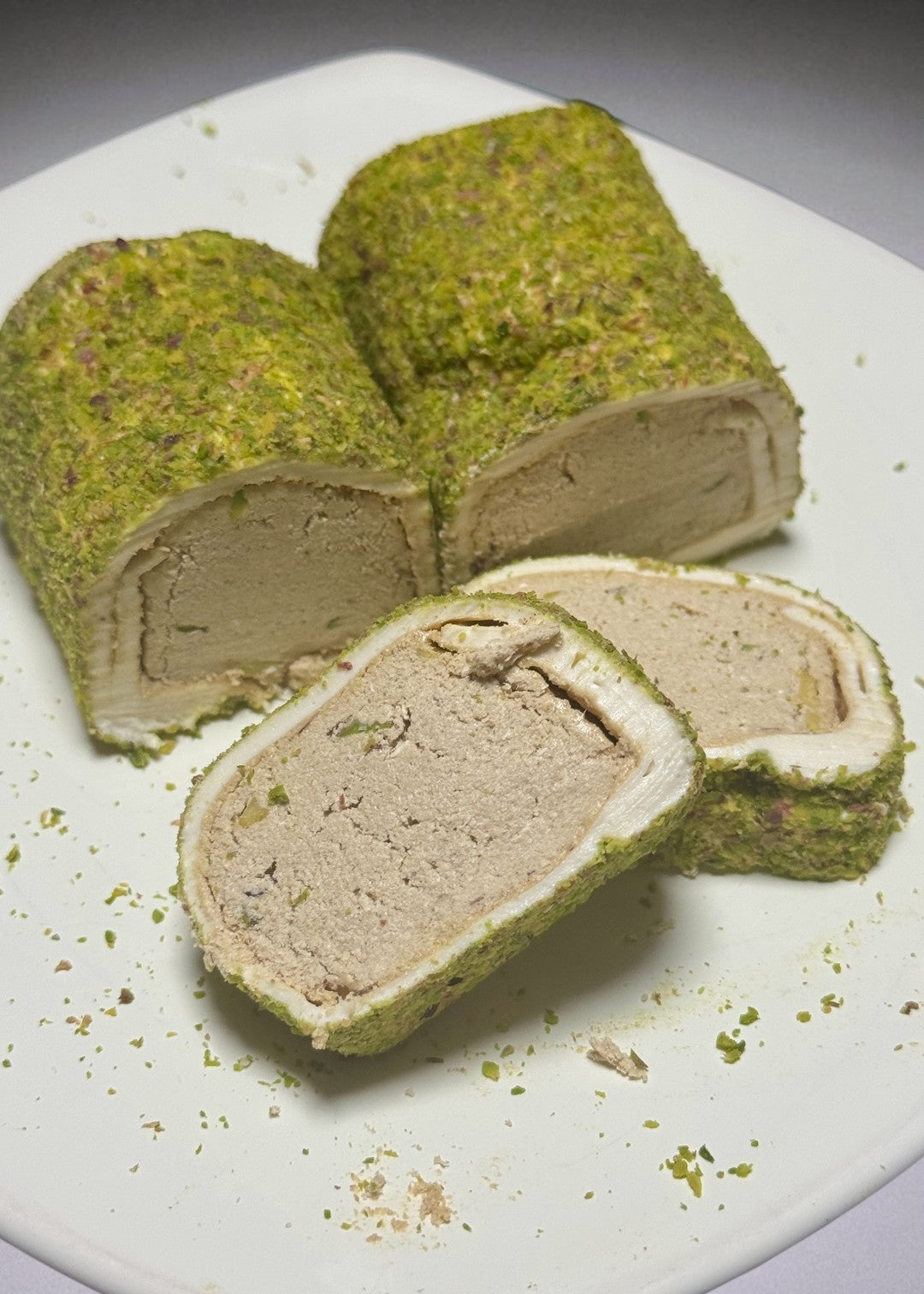 Mega Helvalı Fıstıklı Sarma Türk Lokumu 500g