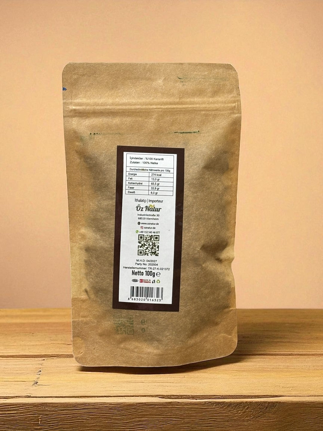 Nelken ganz - Gewürznelken 100g