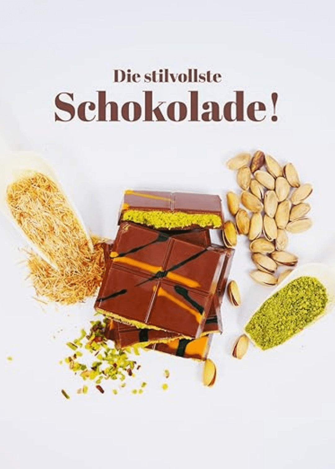 Schokolade mit Kadayif und Pistaziencreme 200g
