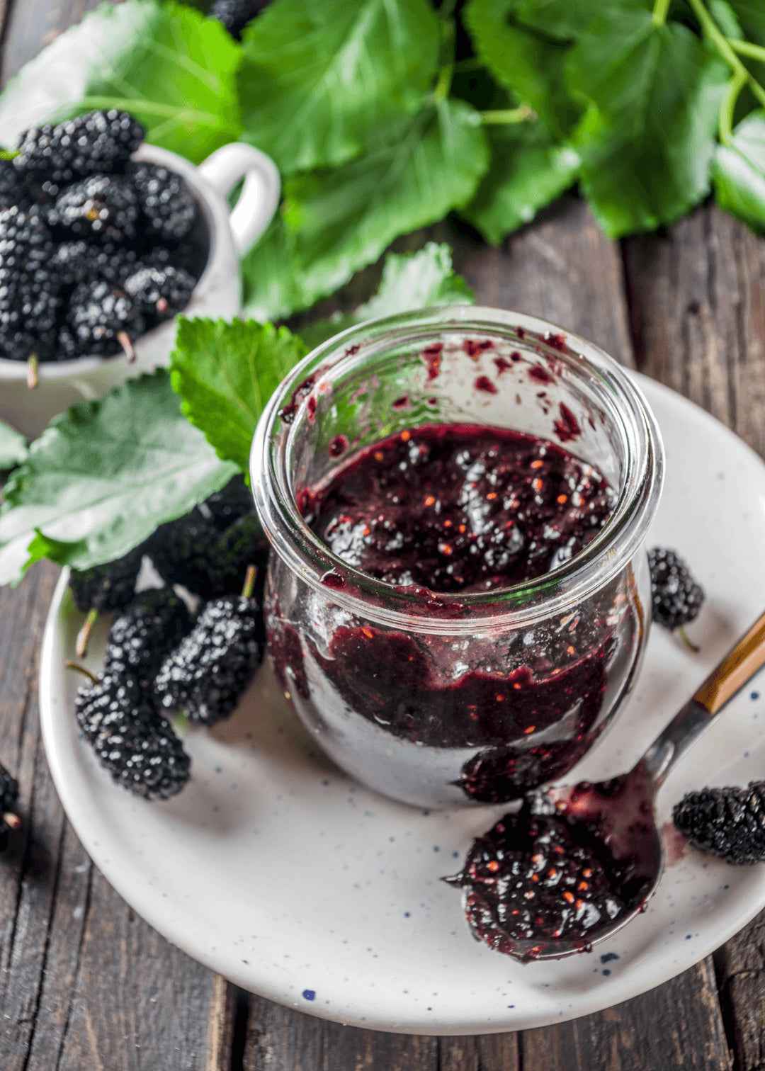 Schwarze Maulbeer Konfitüre