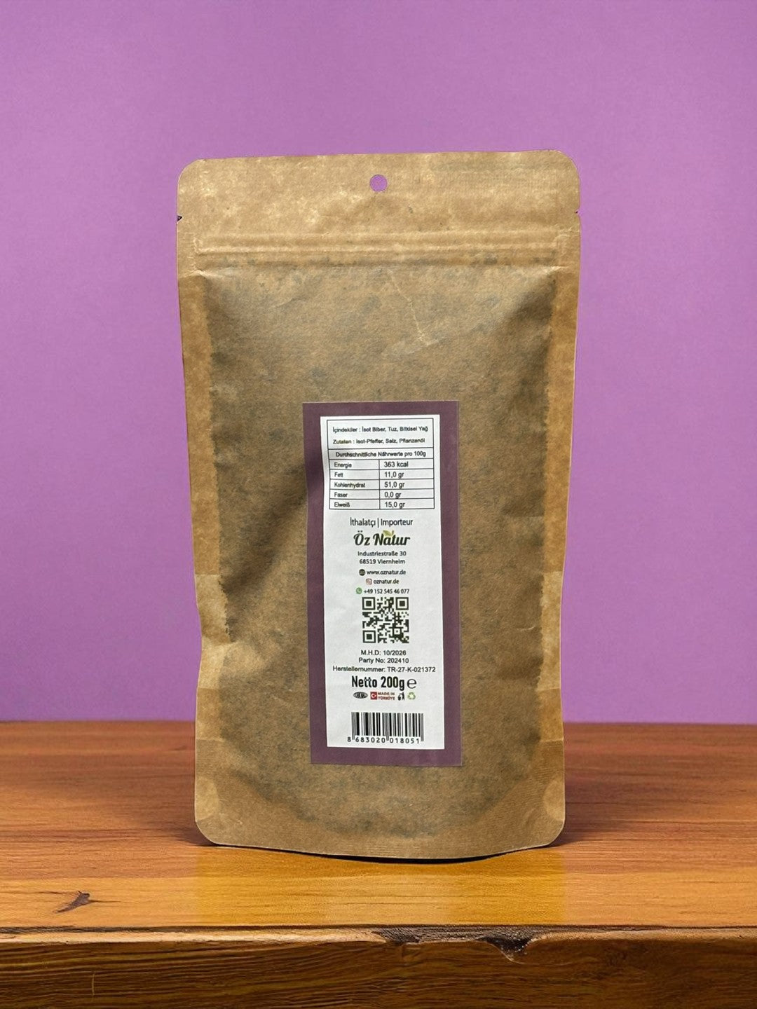 Urfa İsot Chili Paprika Flocken 200g