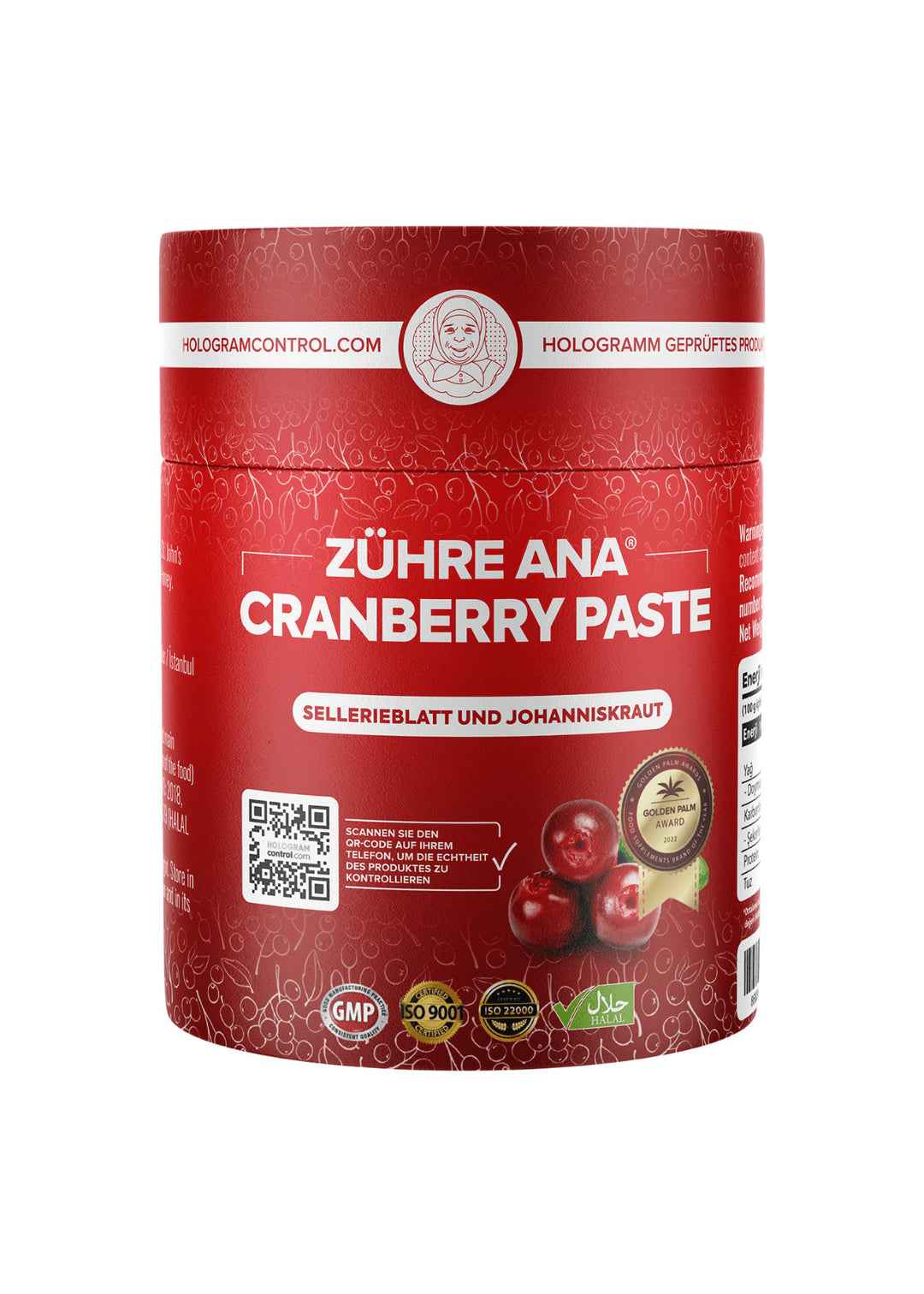 Zühre Ana Cranberry Paste