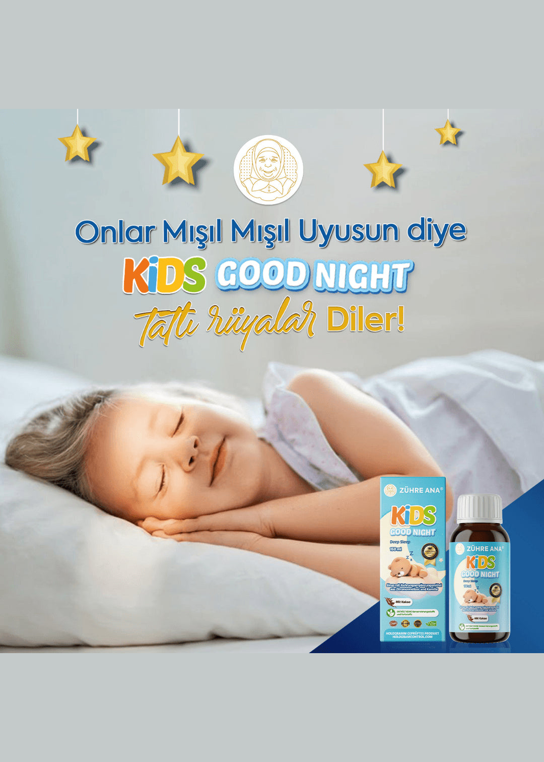 Zühre Ana Kids Good Night Sirup mit Melisse und Kamille 150ml
