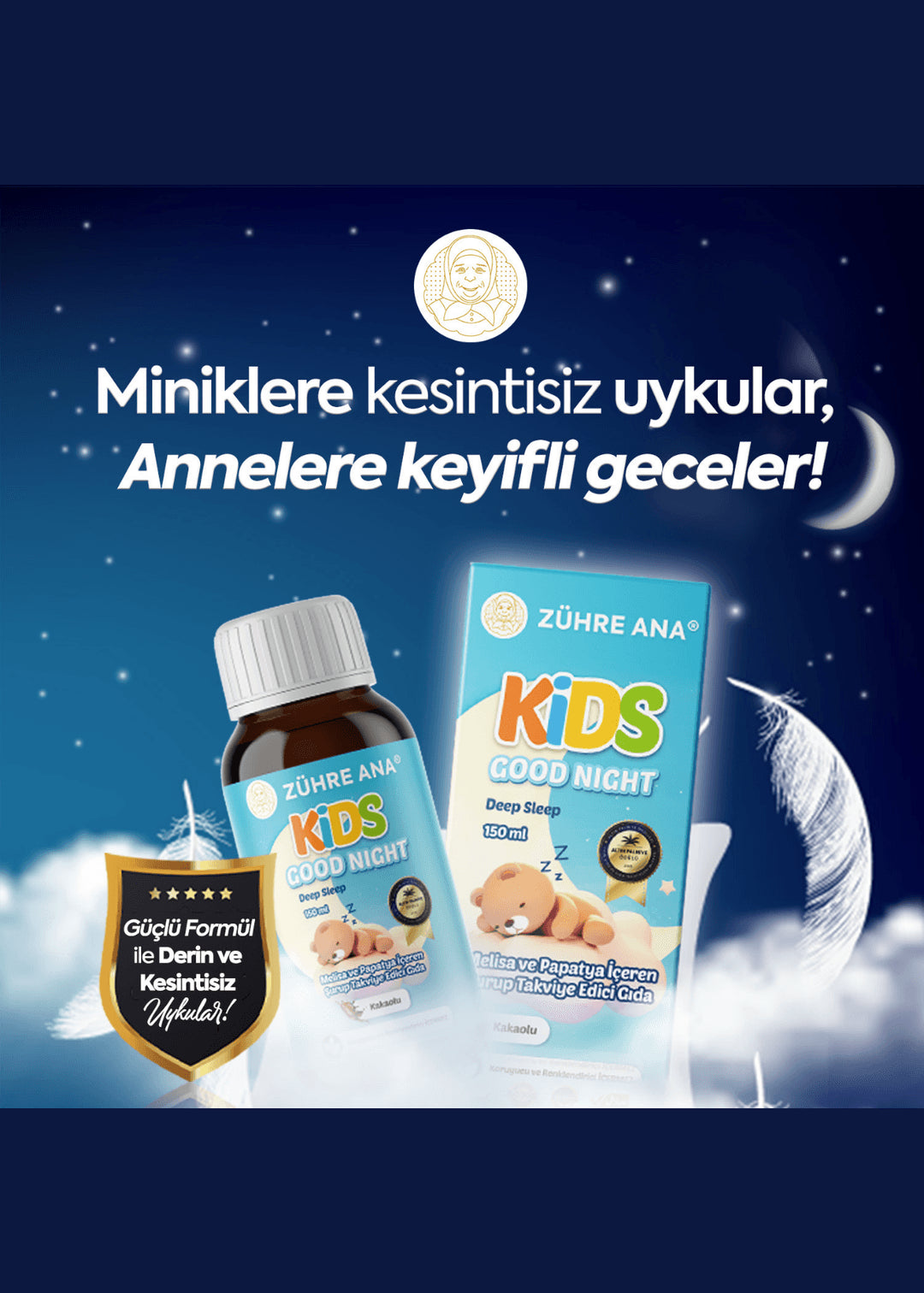 Zühre Ana Kids Good Night Sirup mit Melisse und Kamille 150ml