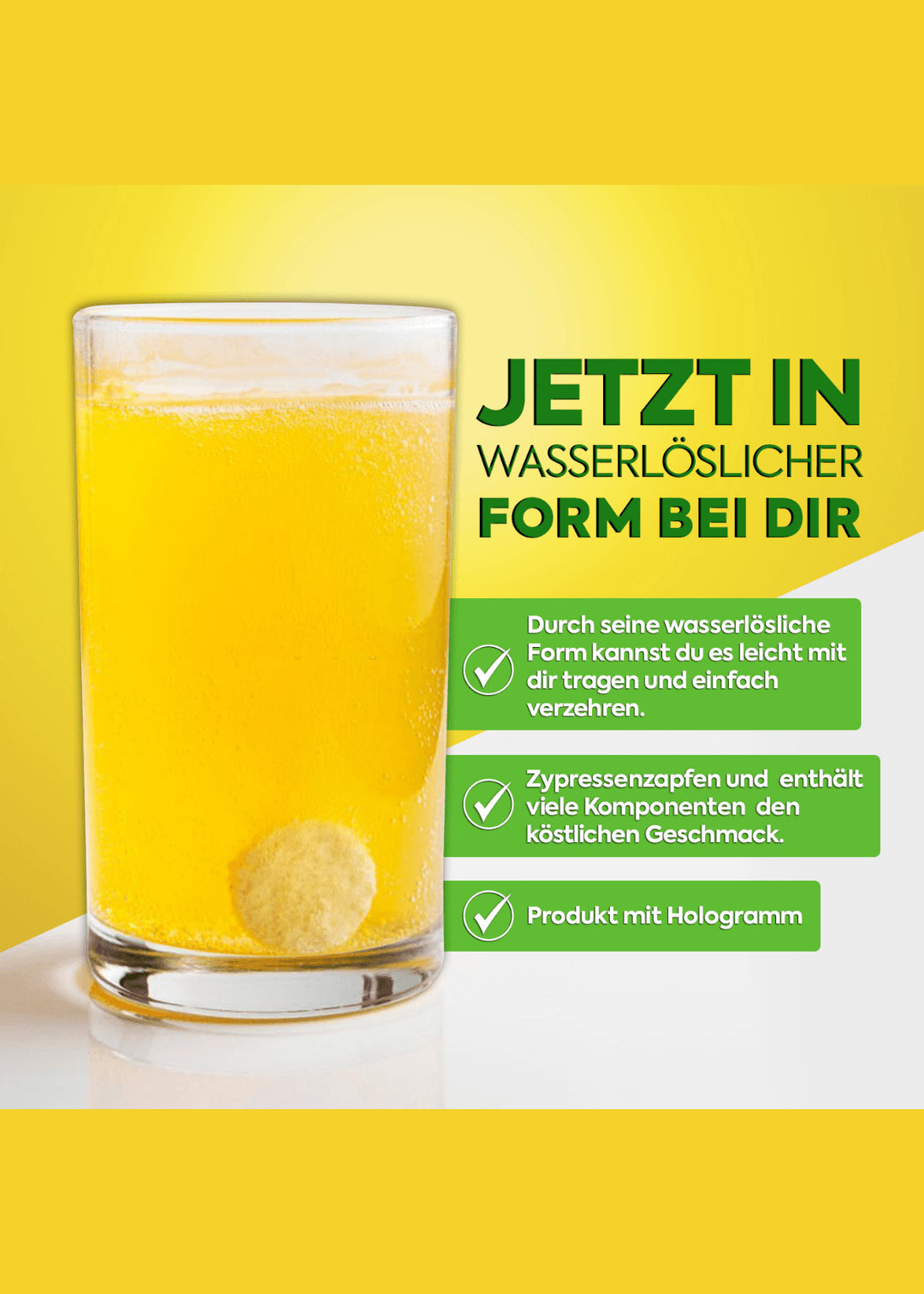 Zühre Ana Kiefernzapfen Brausetabletten (Servi-Kozalağı-Efferveszent) 2500 mg – 60 Tabletten