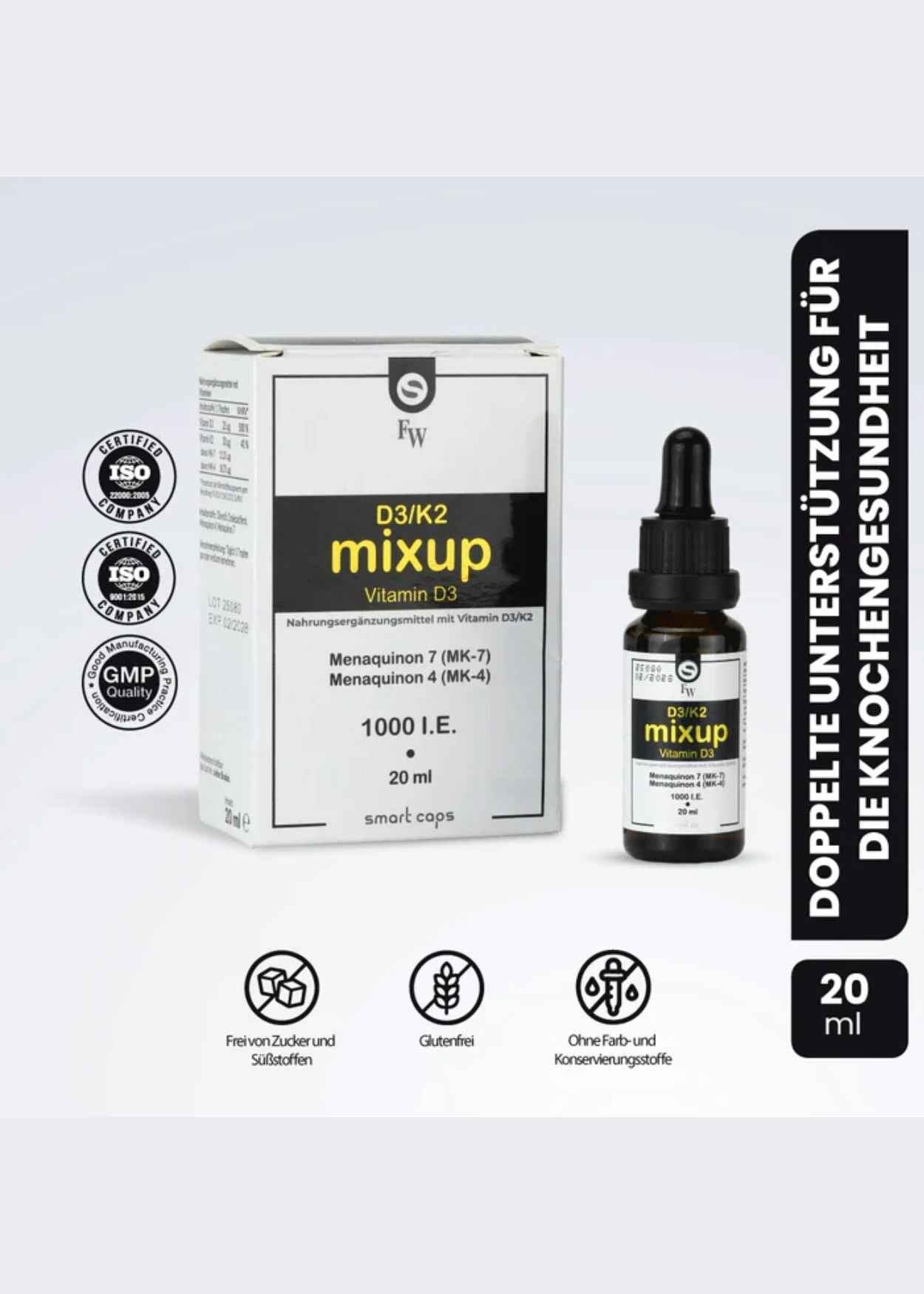 Vitamin D3/K2 Mixup Tropfen | Öz Natur