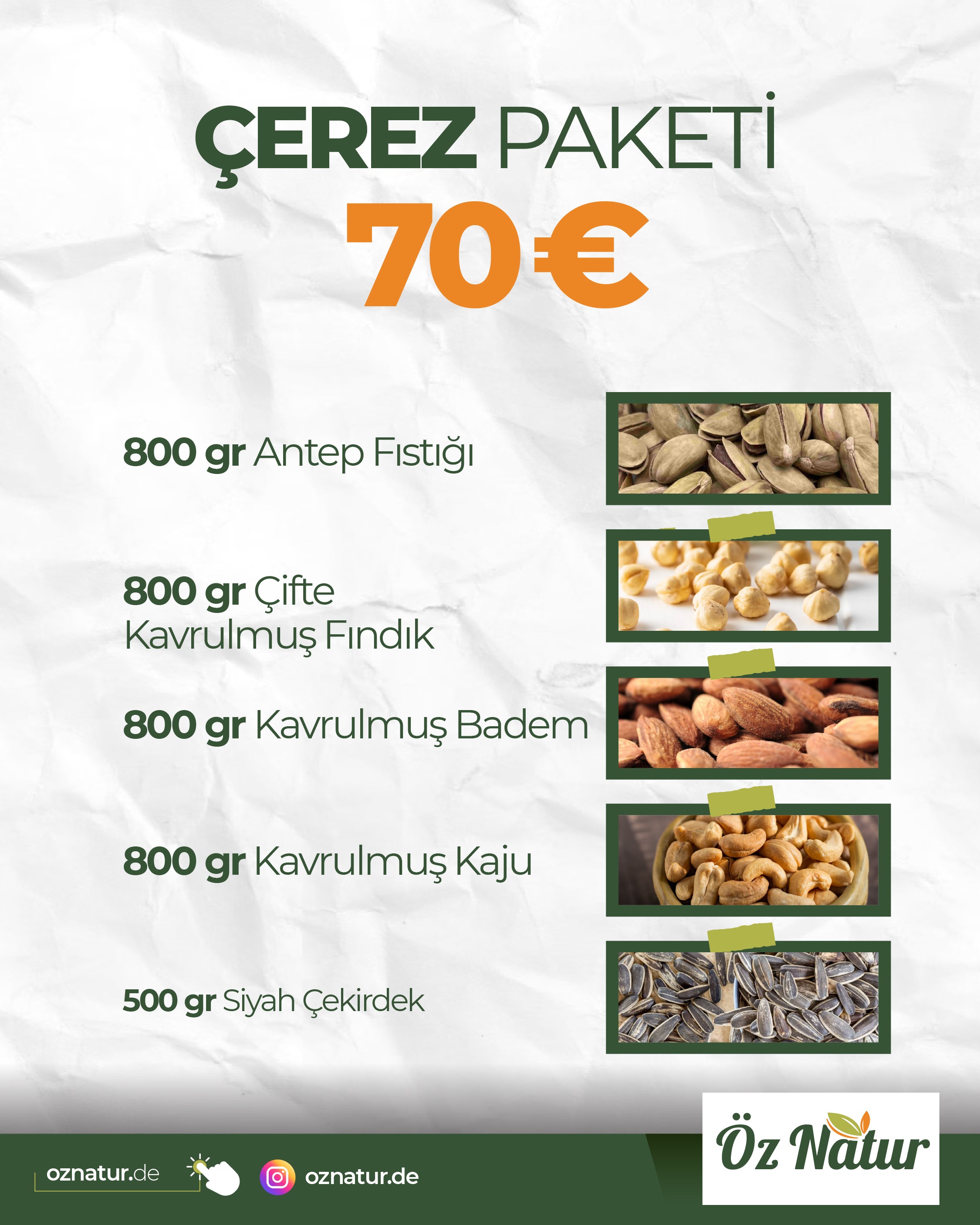 Nuts Bundle with Sunflower Seeds