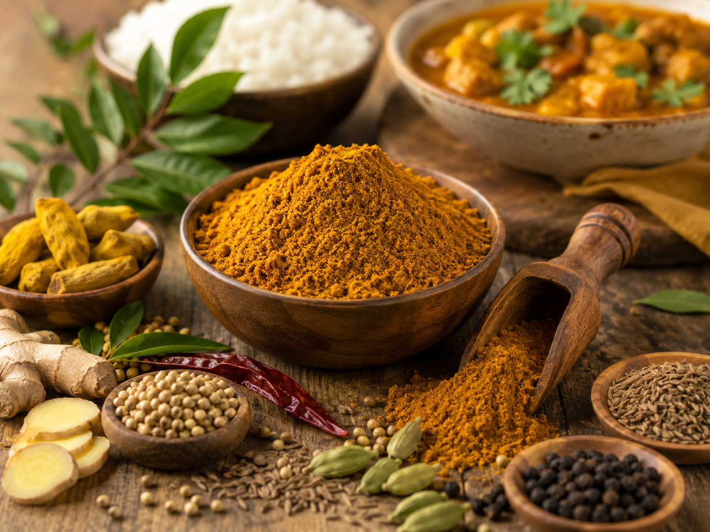 Curry Pulver Gewürz – Zutaten, Verwendung & Küchentipps
