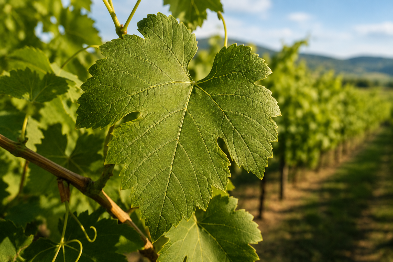 Was ist ein Weinblatt? Wo wächst es?