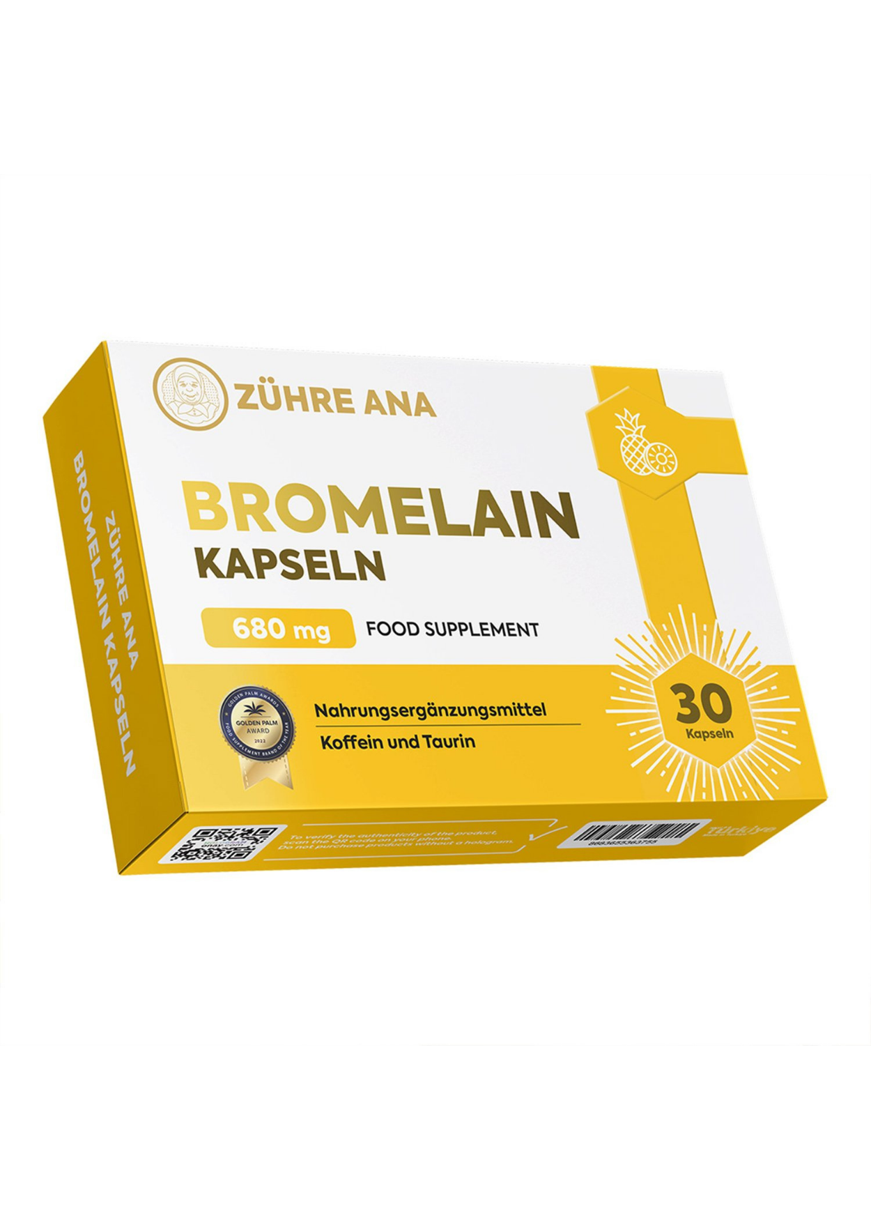Zühre Ana Bromelain Kapsülü 