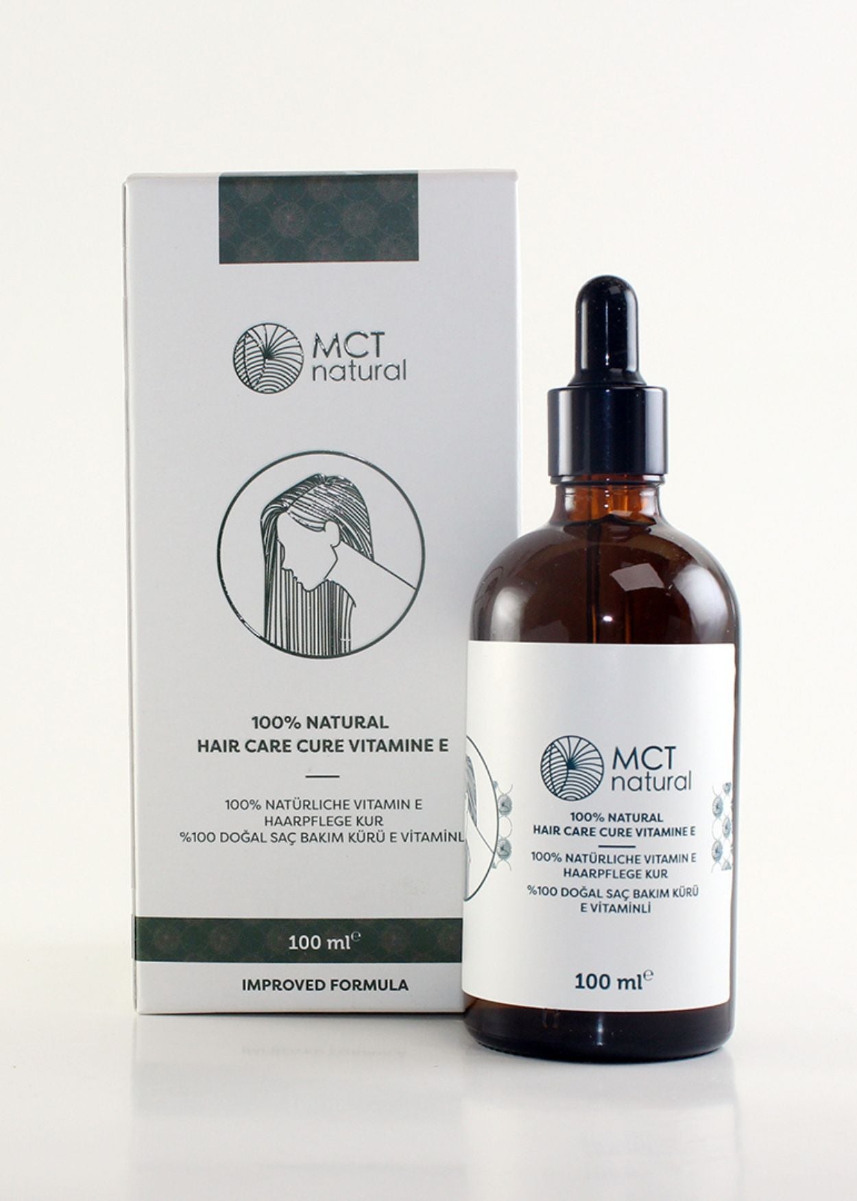 MCT Natural 100% Natürliche Vitamin E Haarpflege Kur