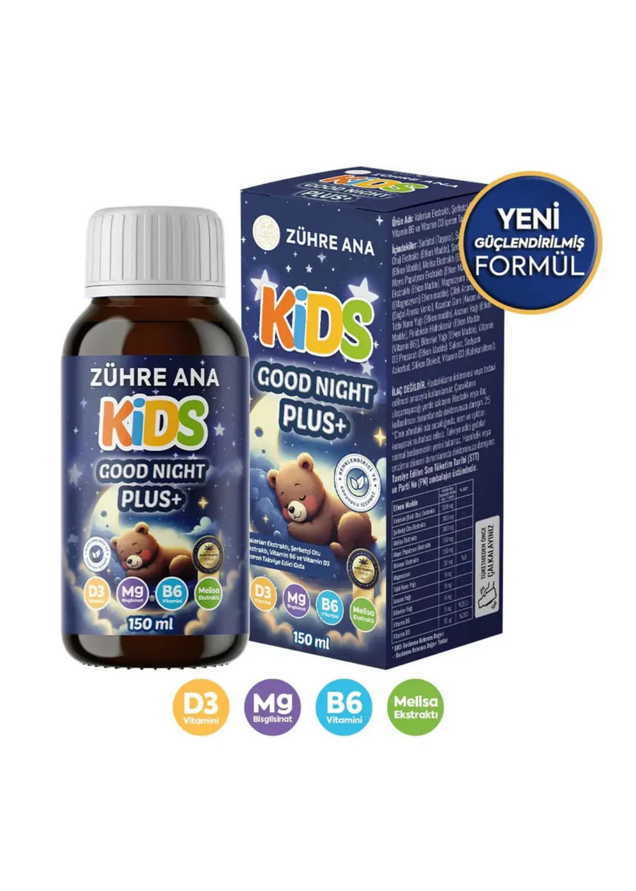 Zühre Ana Kids Good Night Plus Sirup