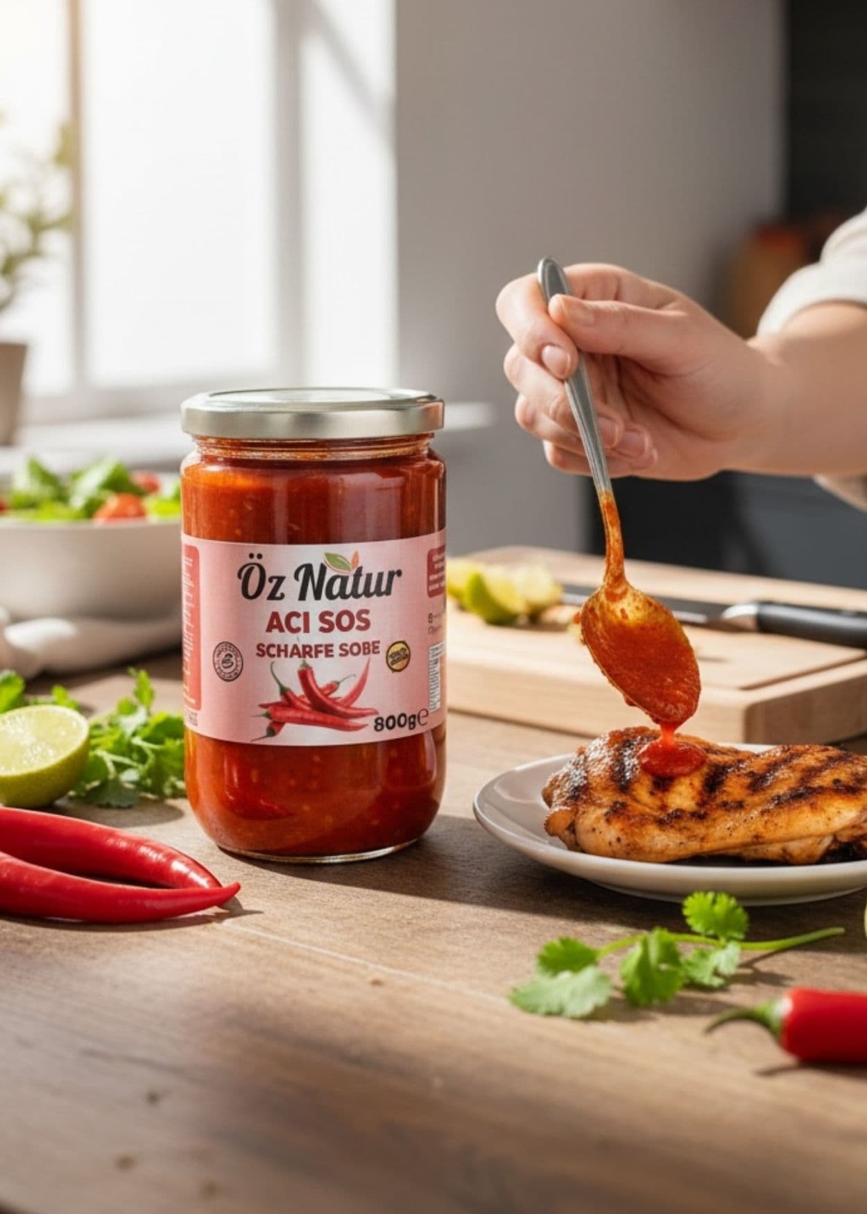 Ev Yapımı Acı Sos