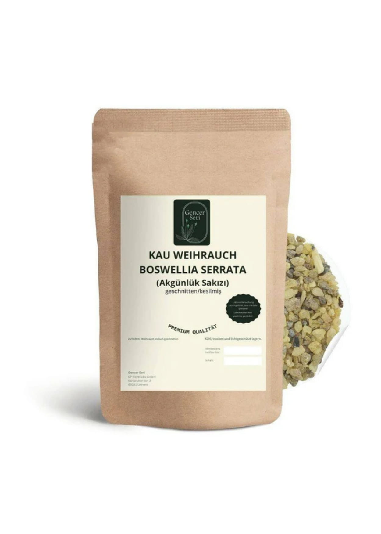 Gencer Seri Kau Weihrauch Boswellia Serrata (geschnitten)