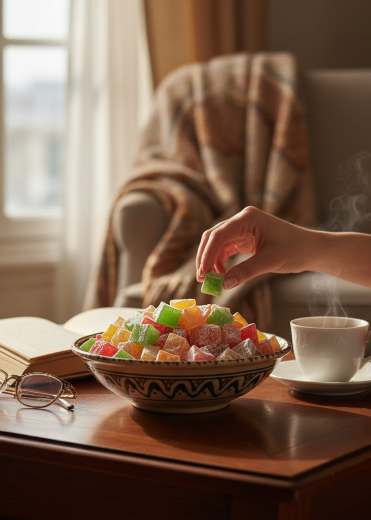 Türkische Süßware Lokum mit Fruchtaromen