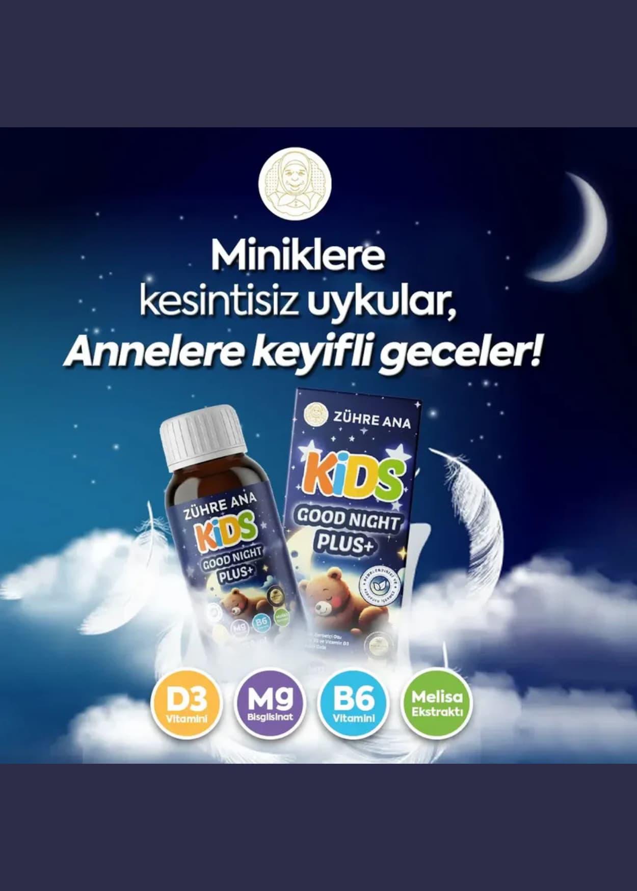 Zühre Ana Kids Good Night Plus Şurup