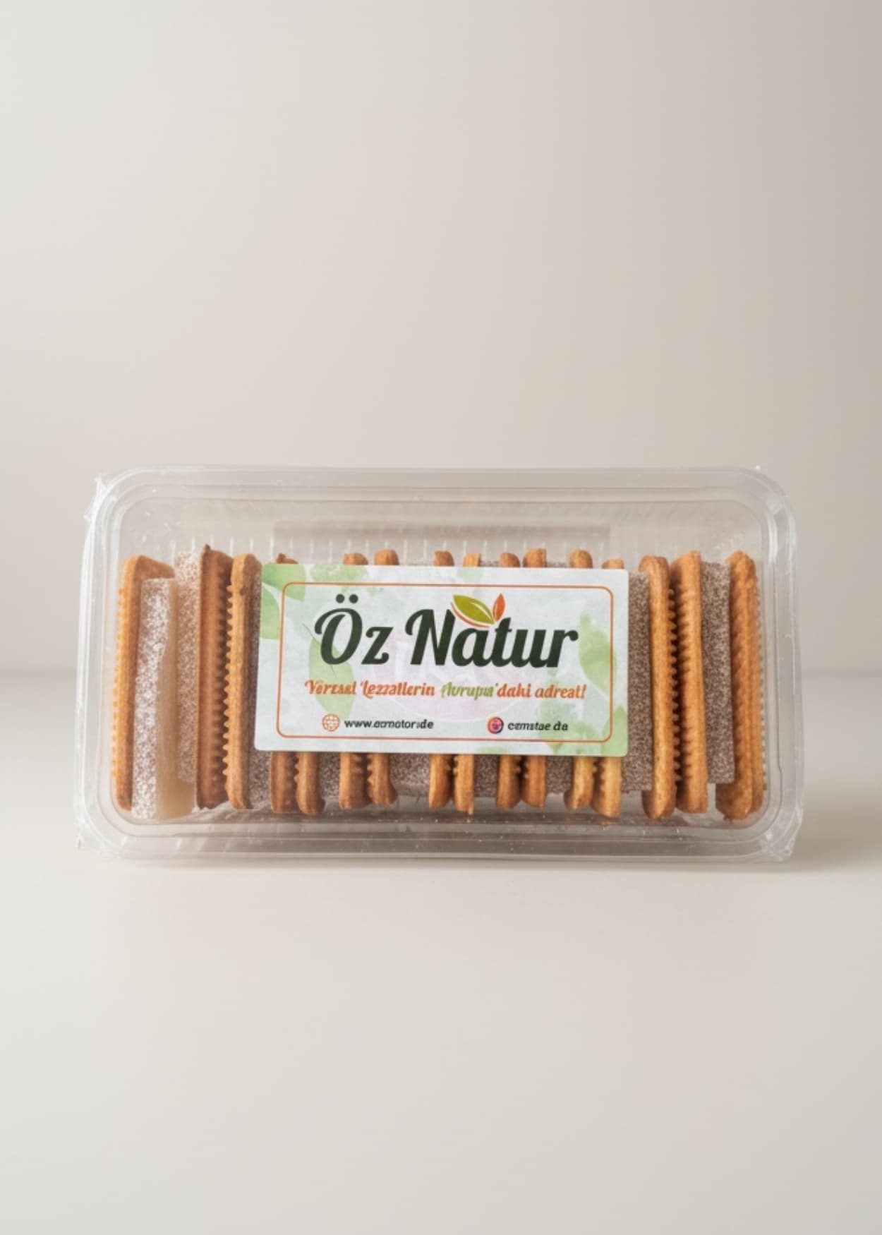 Türkische Süßware mit Keks