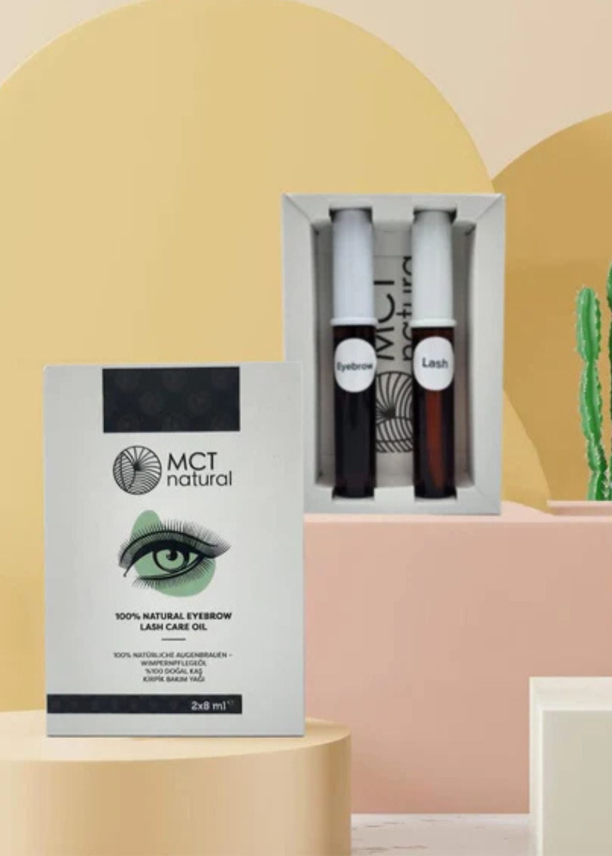 MCT Natural Natürliche Augenbrauen- Wimpernpflegeöl
