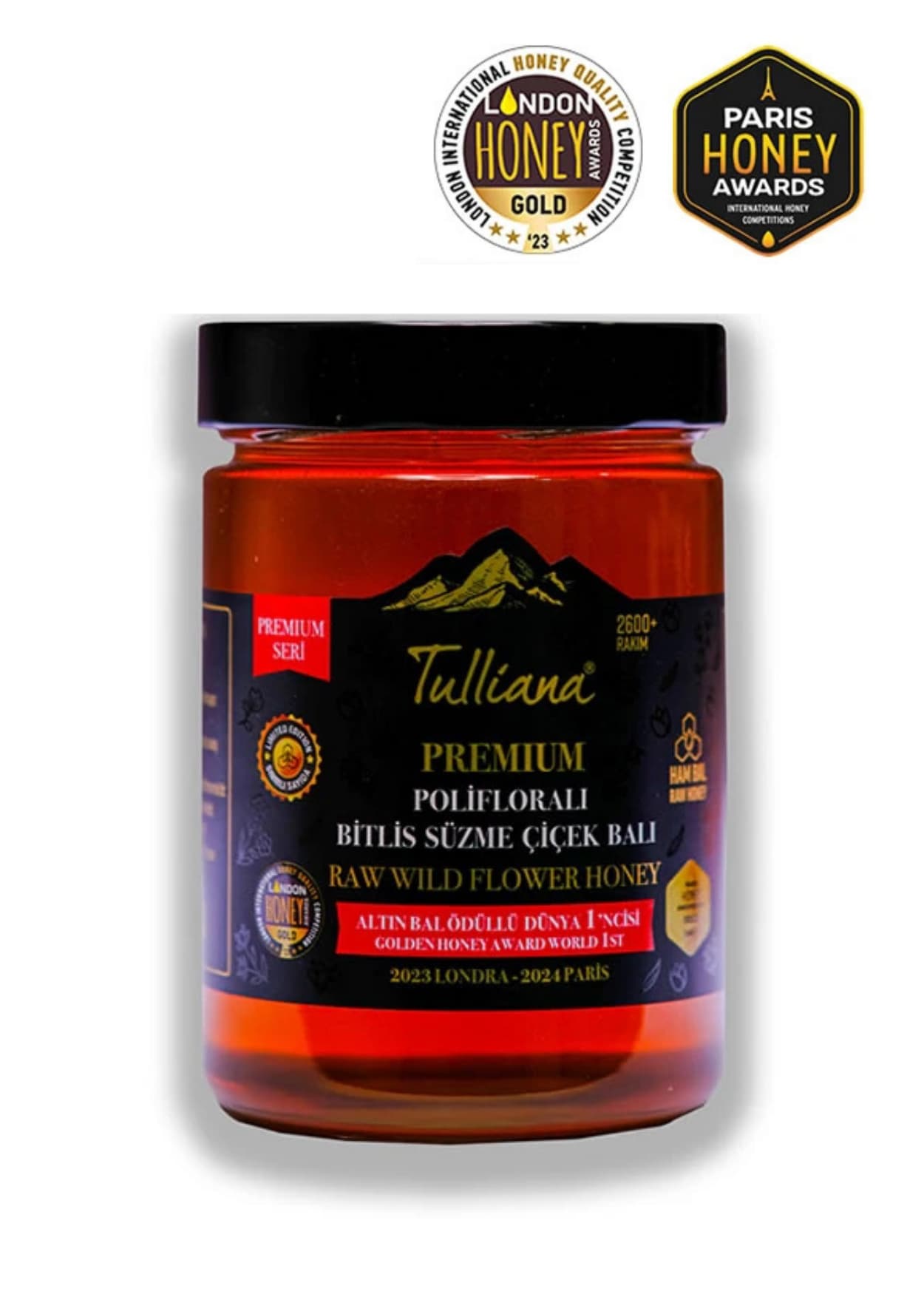 Tulliana Premium | Bitlis Strained Flower Honey, Polyfloral
