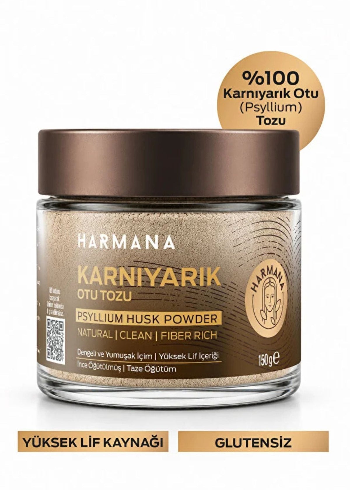 Harmana Flohsamenschalenpulver