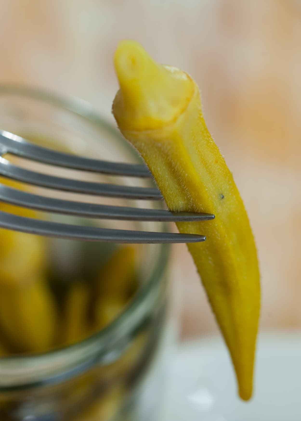 Eingelegte Okraschoten