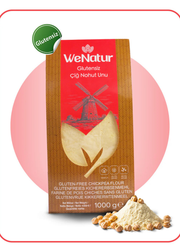 Glutenfreies Rohes Kichererbsenmehl