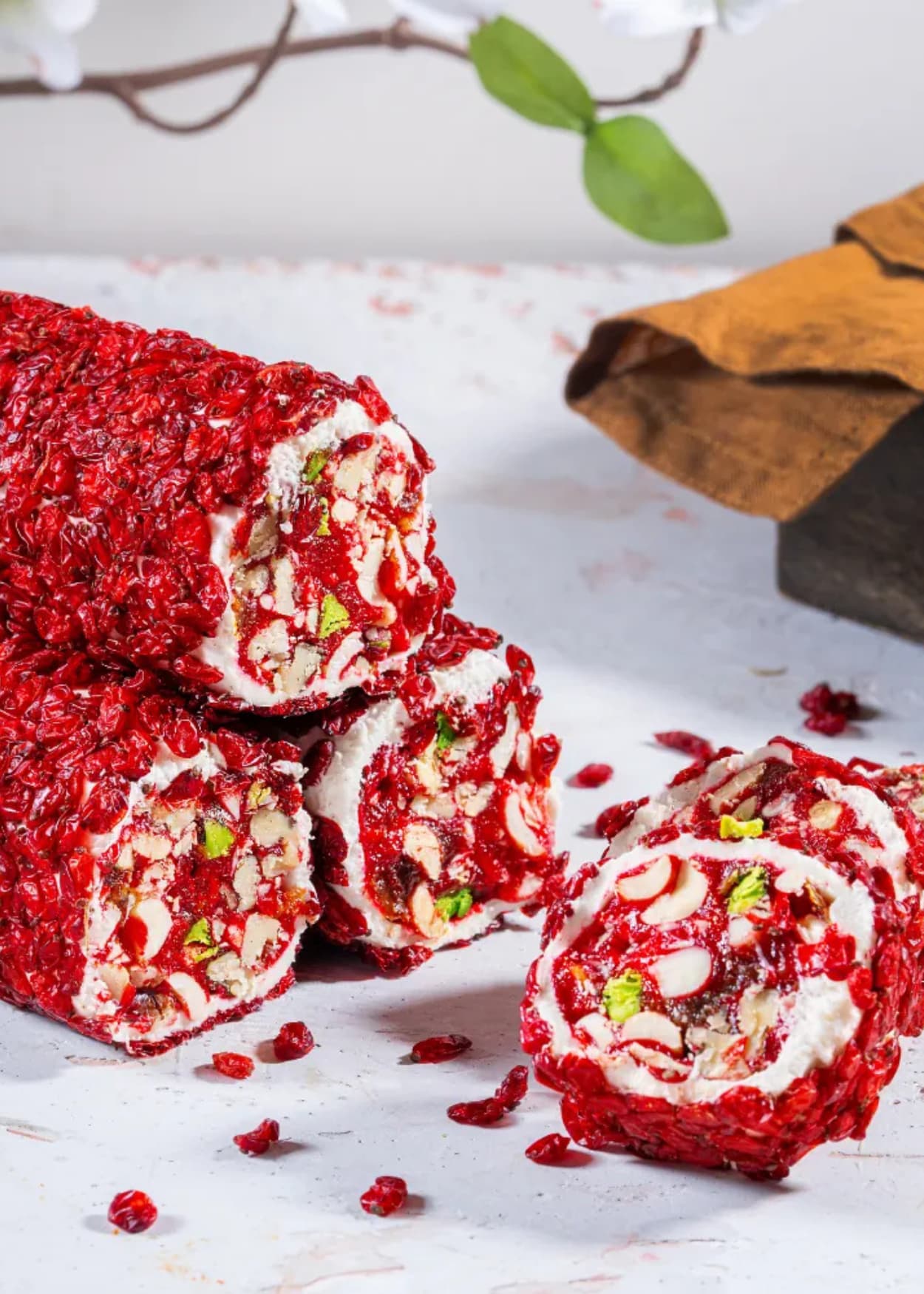 Turkish Delight Lokum mit Berberitze-Nuts-Mix