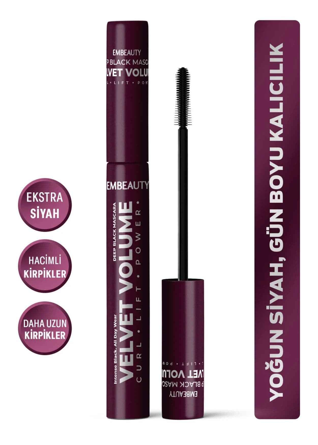 Embeauty Ultra Schwarze Volumen-Mascara – für mehr Volumen und Länge