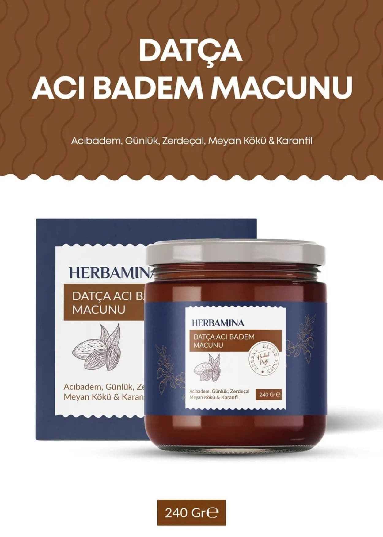 Herbamina Datça Bittermandel-Paste