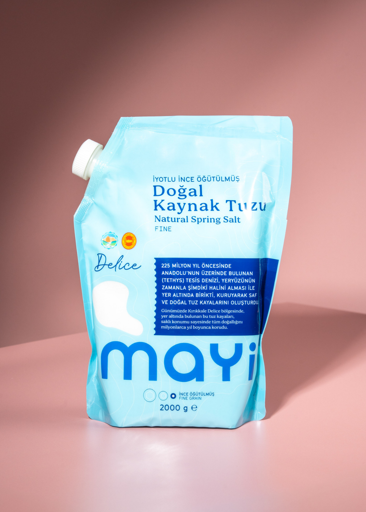 Mayi Öğütülmüş Sofra Tuzu (iyot ilaveli) 2kg – Öz Natur