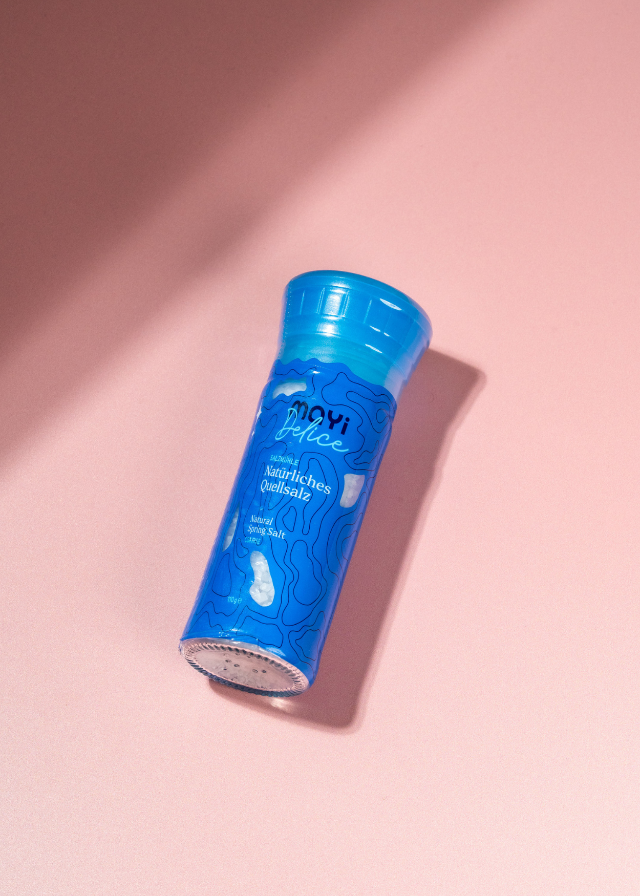 Mayi Quellsalz grobkörnig mit Salzmühle