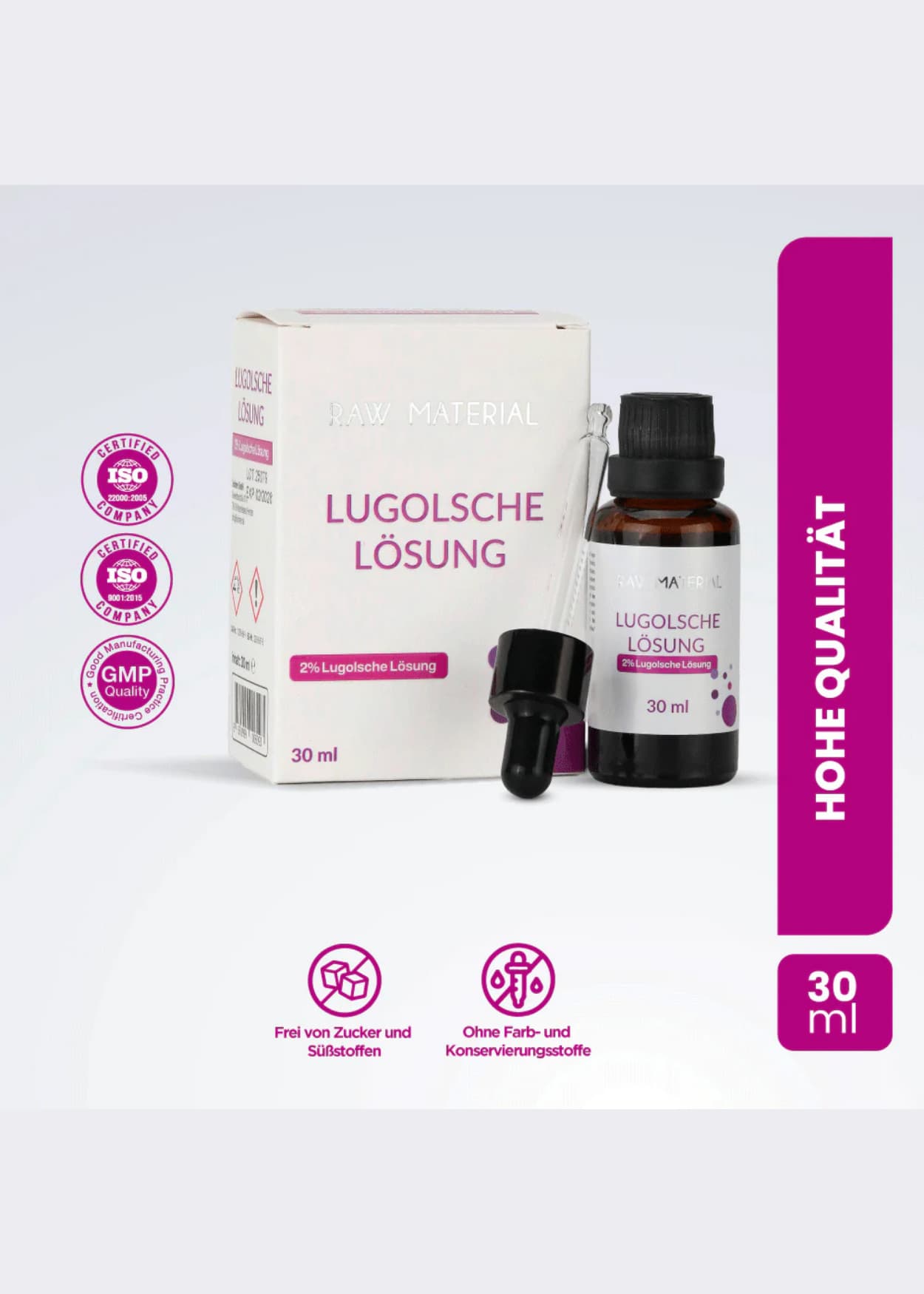 2% Lugolsche Lösung Jod Tropfen