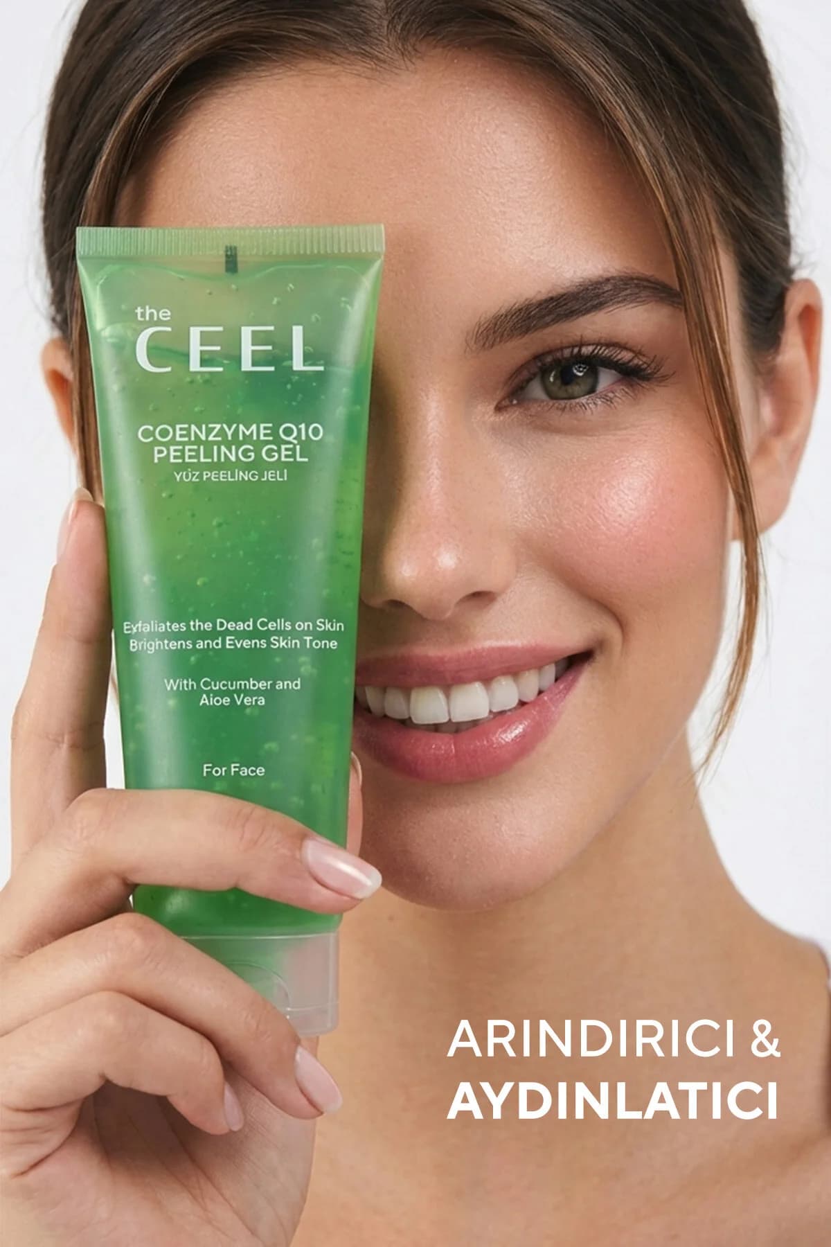 The Ceel Reinigendes und aufhellendes Gesichtspeeling mit Aloe-vera-Extrakt und Coenzym