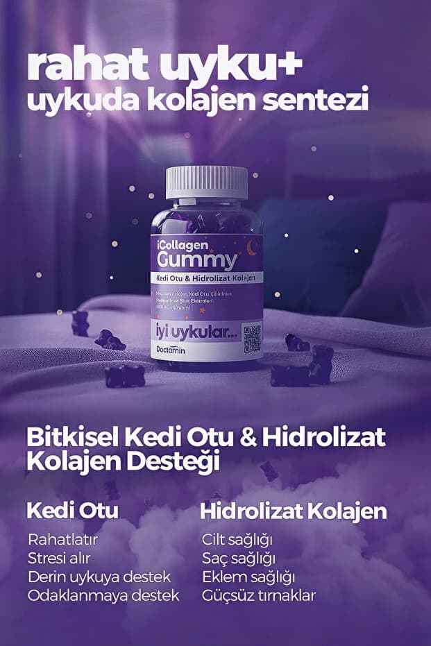 iCollagen Hydrolysiertes Kollagen mit Passionsblume, Melisse, Inulin & Pflanzenextrakten