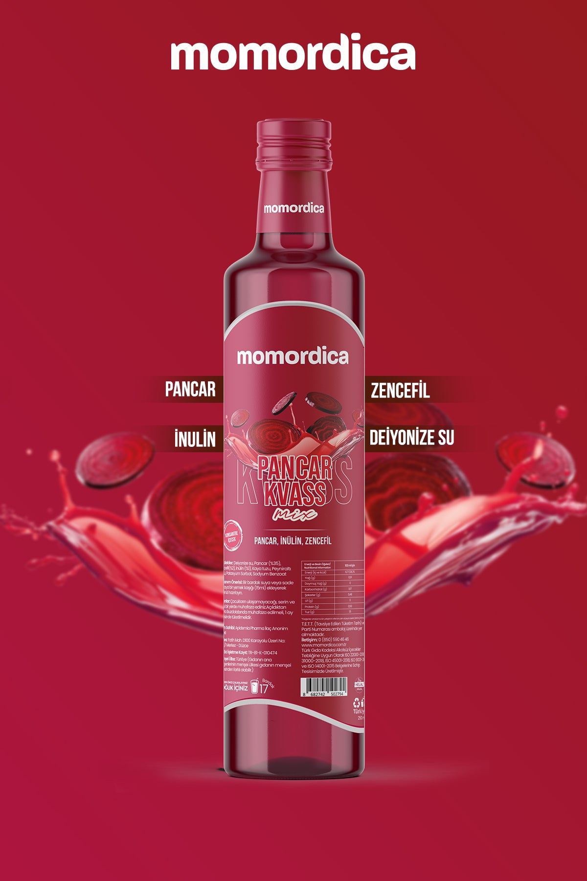 Momordica Pancar Kvass Mix Inhaltsübersicht