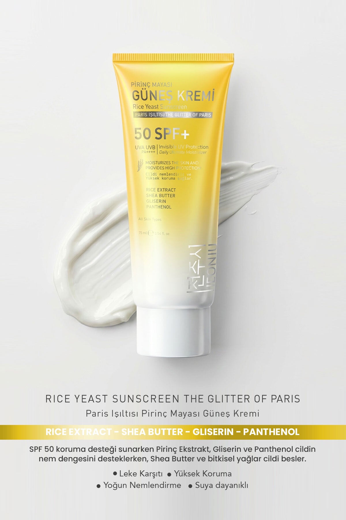 Reishefe Sonnencreme SPF 50+ 75ml Paris Glow