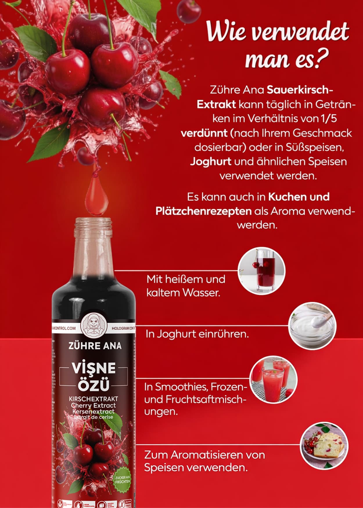 Zühre Ana Kiraz Ekstraktı