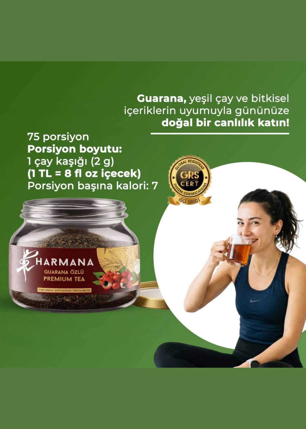 Harmana Guarana Extrakt Premium Tee