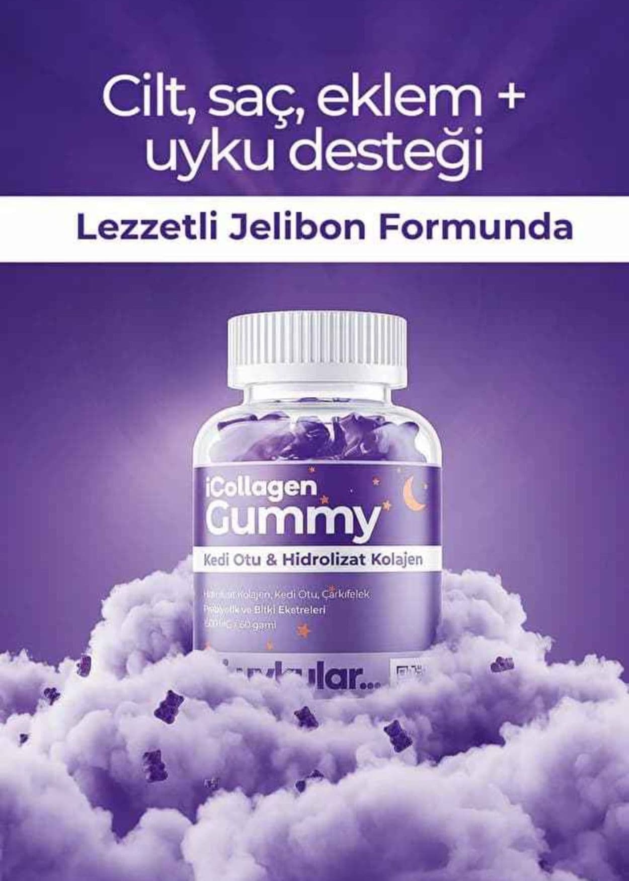 iCollagen Hydrolysiertes Kollagen mit Passionsblume, Melisse, Inulin & Pflanzenextrakten
