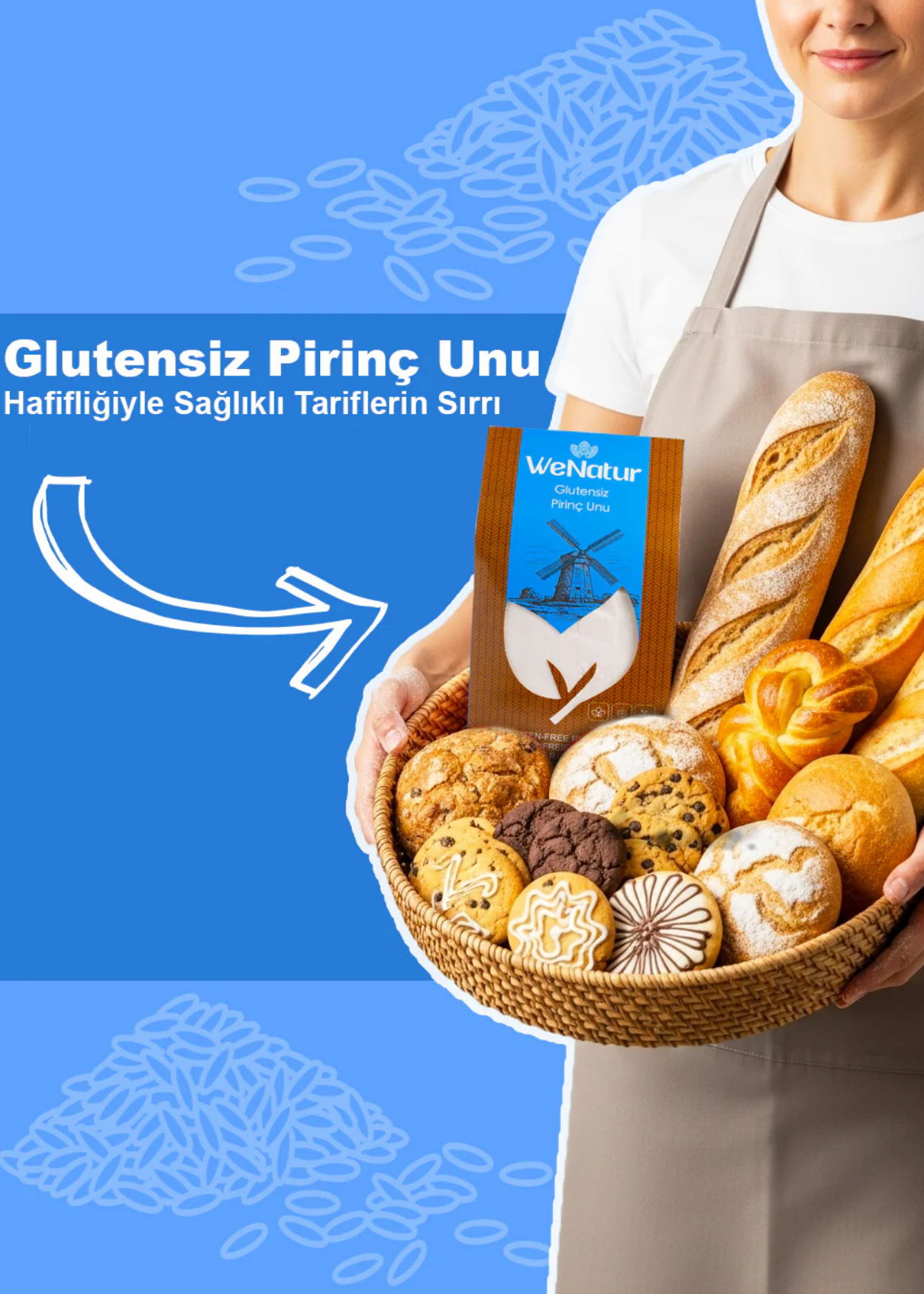 Glutenfreies Reismehl