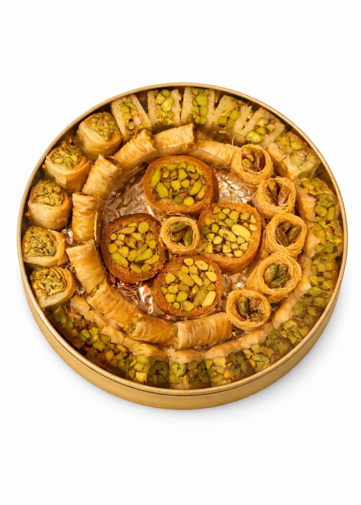 Albayt Aldimashqi | Gemischte Künefe und Baklava mit Pistazien