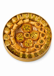 Albayt Aldimashqi | Gemischte Künefe und Baklava mit Pistazien