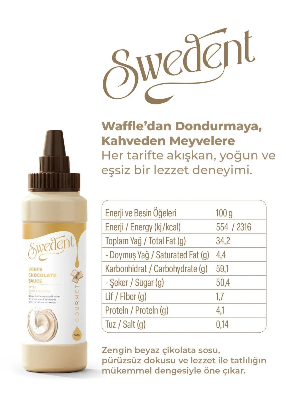 Swedent Weiße Schokoladensauce