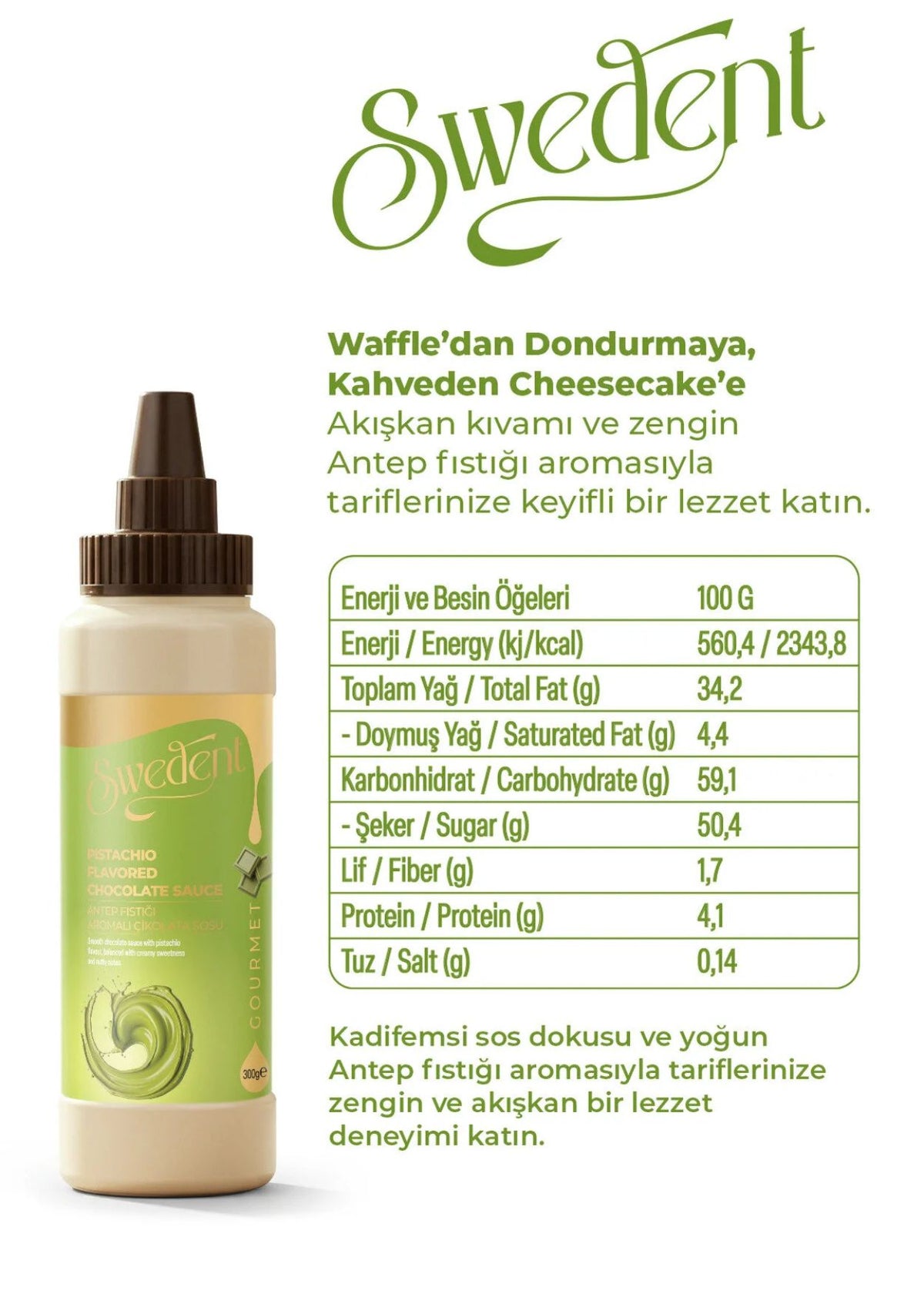 Swedent Pistazien-Aromasauce