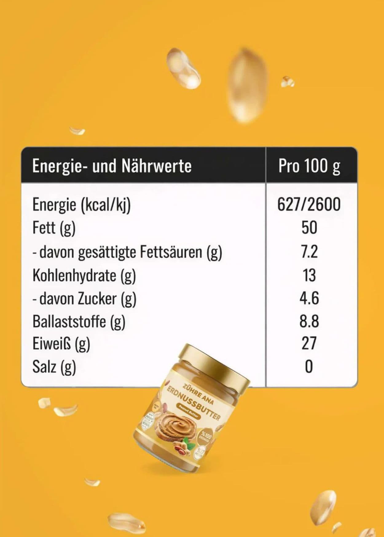 Zühre Ana Zuckerfreie 100% Erdnussbutter