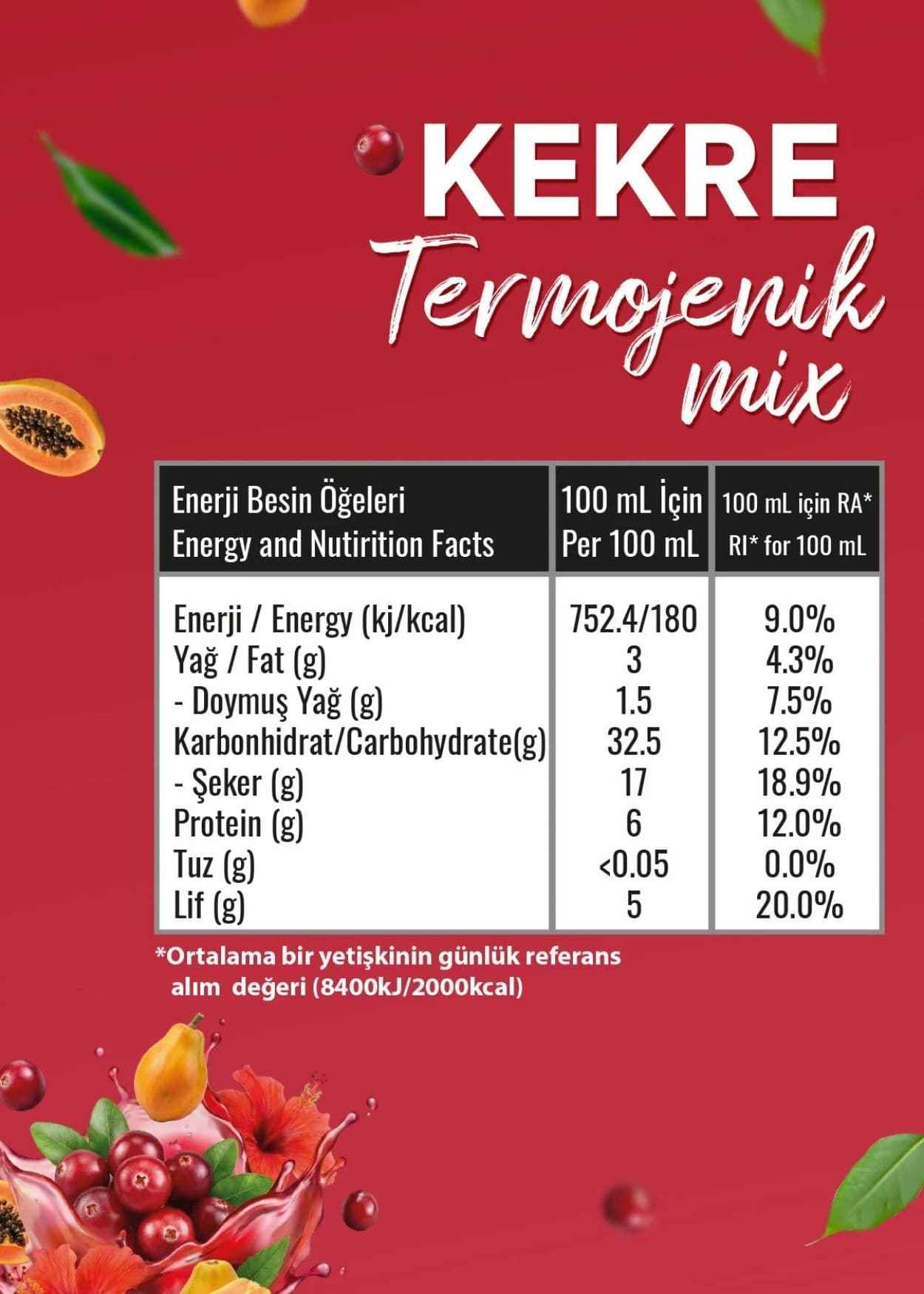 Zühre Ana Kekre Termojenik Mix